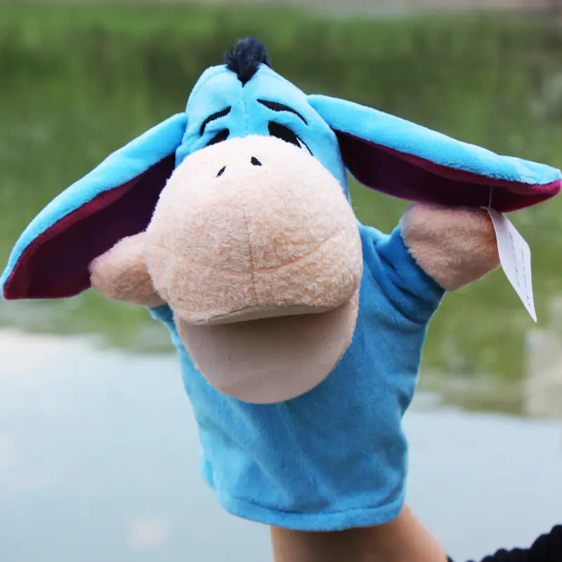 Plush Cartoon Animal Puppets for Early Education