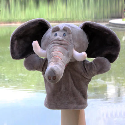 Plush Cartoon Animal Puppets for Early Education