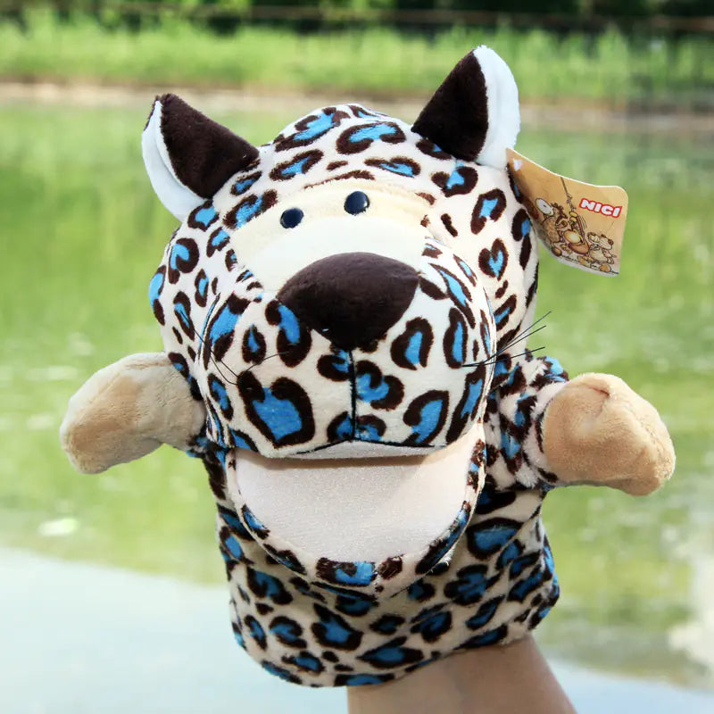 Plush Cartoon Animal Puppets for Early Education